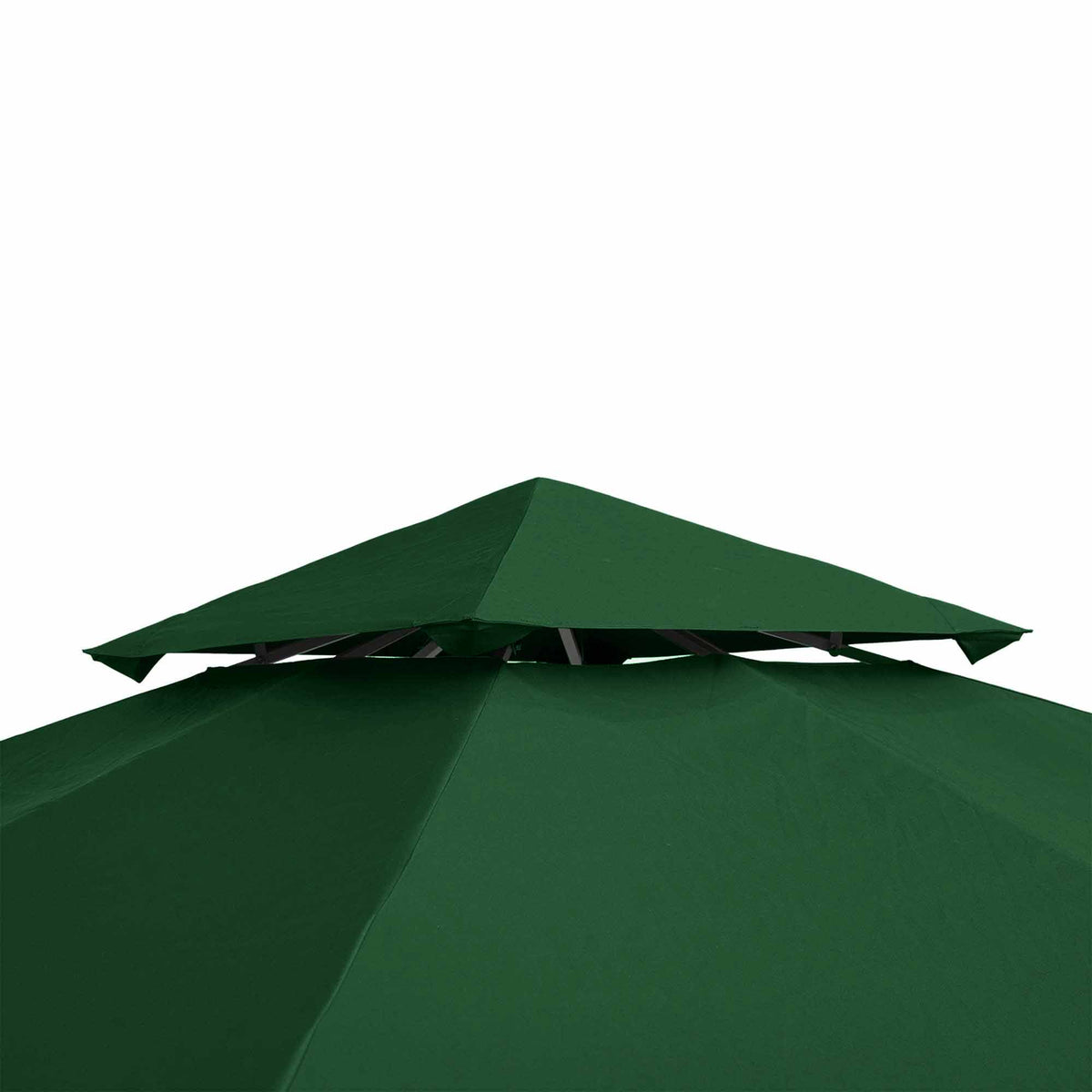 Toit de Remplacement pour Gazebo de Jardin Toile de Rechange pour pavillon tonnelle Tente 3 x 3 m Vert foncé-8