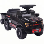 Voiture Porteur pour Enfants Shelby, Dossier, Anti-Basculement, Sons, Compartiment, 18-72 Mois, 80x25,5x33cm, Noir-0