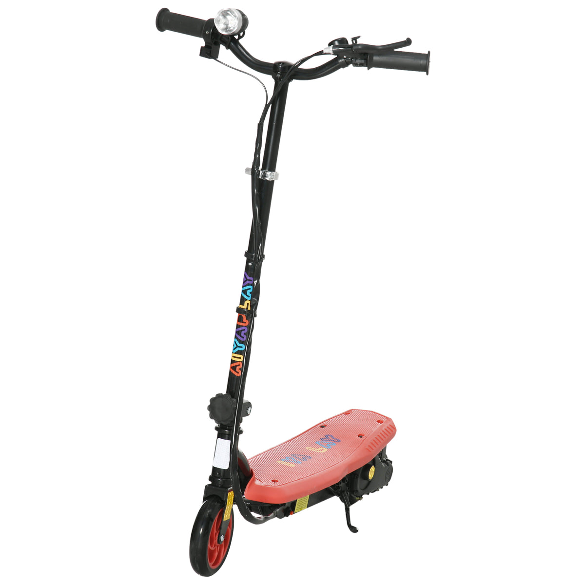 Trottinette électrique 120 W pliable pour enfant 7-14 ans 12 Km/h max. autonomie 10 Km max. rouge-0