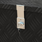 Boîte de rangement - boîte à outils en aluminium - alu. verrouillage clé - dim. 50L x 15,5l x 20,5H cm-8