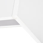 Armoire à Chaussures Meuble rangement Chaussures 2 Portes abattantes 2 Compartiments, tiroir, Plateau en Verre - Bois chêne Blanc-8