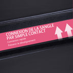 Tapis de pole dance pliable pole dance mat Ø 150 cm épaisseur 5 cm revêtement plastique noir-4