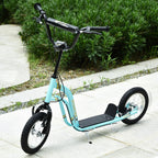 Trottinette pour enfants 5 à 12 ans 2 roues, patinette enfant avec hauteur réglable 120 x 58 x 85-95 cm bleu-9