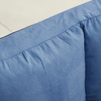 Chauffeuse matelas d'appoint pliant convertible - inclinaison dossier réglable 14 positions - 2 coussins inclus, bleu-9