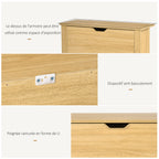 Meuble chaussure entrée, armoire à chaussures meuble d'entrée et couloir - 2 portes abattantes 2 compartiments-5