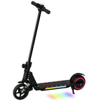 Trottinette électrique pour enfants 6-14 ans scooter électrique pliable pour enfants vitesse max 14 km/h aluminium noir-0