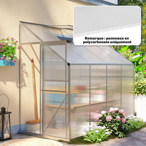 10 Plaques Alvéolaires en Polycarbonate 4 mm, UV Resistant, Panneau Alvéolaire Double de Serre, 120x60 cm, Transparent-1