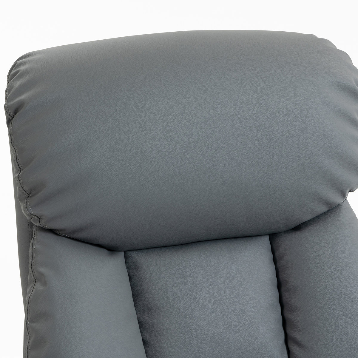 Fauteuil de relaxation inclinable pivotant repose-pied réglable, jusqu'à 150 kg, pour salon, chambre, home cinéma, gris-9