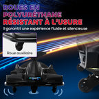 Kart électrique pour enfant 12V, karting enfant, vitesse réglable 3-8 km/h, mode de dérive, 90 x 53 x 99 cm, noir-5
