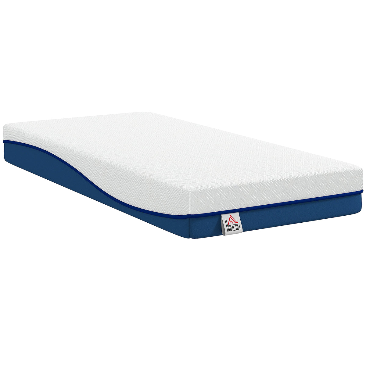 Matelas 90x190cm, matelas 1 personnes, mousse à mémoire de forme au thé vert, housse amovible lavable, fermeté moyenne-0