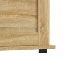 Coffre de Rangement, Banc de Rangement avec Couvercle Rabattable et Charnières de Sécurité, 80 x 40 x 45 cm, Naturel-8