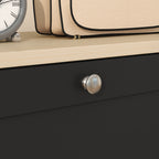 Meuble à chaussures 24 paires, armoire à chaussures avec 4 tiroirs rabattables, étagères réglables, 60x23,5x153cm, noir-9