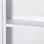 Armoire à pharmacie murale 2 étagères 3 niveaux avec porte aimantée métal 30 x 12 x 60 cm blanc-8