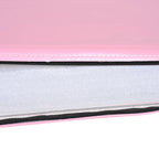 Tapis de gymnastique yoga pilates fitness pliable portable grand confort 180L x 60l x 5H cm revêtement synthétique rose-8