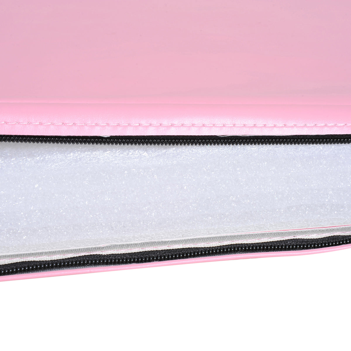 Tapis de gymnastique yoga pilates fitness pliable portable grand confort 180L x 60l x 5H cm revêtement synthétique rose-8