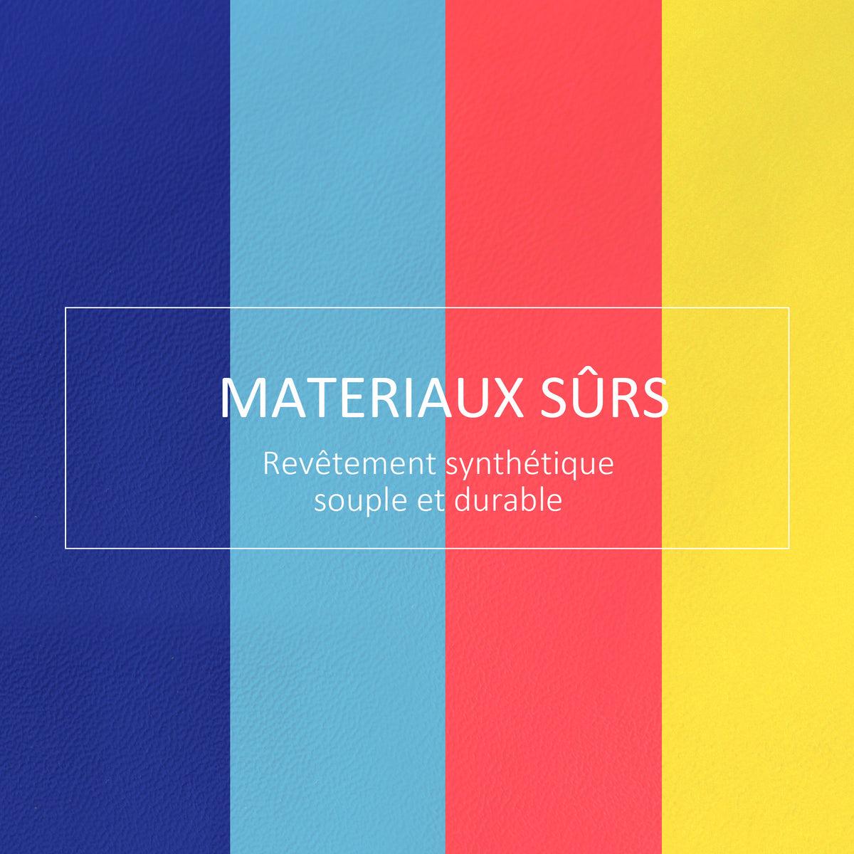 4 Blocs de construction XL - modules de motricité - jouets éducatifs - parcours motricité enfant mousse EPE polyuréthane, bleu, jaune, rouge-4