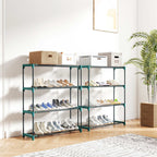 Lot de 2 Étagères à Plantes 4 Niveaux Intérieur Extérieur, Supports pour Plantes en Métal, 90 x 28 x 104 cm, Vert-7