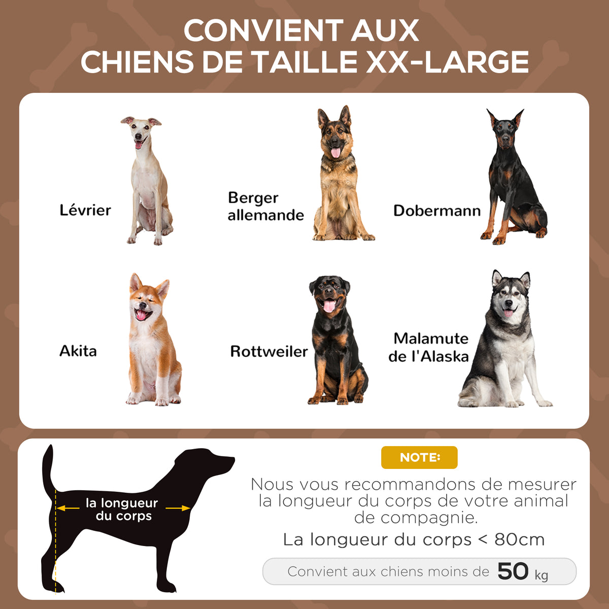 Lit pour chien chat sur pieds anti-UV tissu oxford micro-perforé + parasol + sac de transport inclus marron noir-3