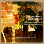 Renne de Noël lumineux, décoration renne lumineux Noël en acier, avec 137 LED blanc chaud, 66 x 25 x 135 cm, or-4
