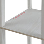 Lampadaire étagère 26L x 26l x 160H cm 3 étagères 4 Niveaux MDF Blanc-6