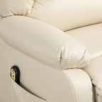 Fauteuil relax inclinable électrique releveur avec repose-pied et télécommande 86 x 92 x 102 cm Beige-8