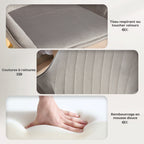 Lot de 2 tabourets de bar, chaises de bar en velours avec dossier, repose-pieds, hauteur réglable et pivotante gris-5