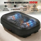 Plateforme Vibrante Fitness Appareil de Musculation 200W Plaque Vibrante 120 Vitesse 5 Programmes Perte de Poids Noir-3
