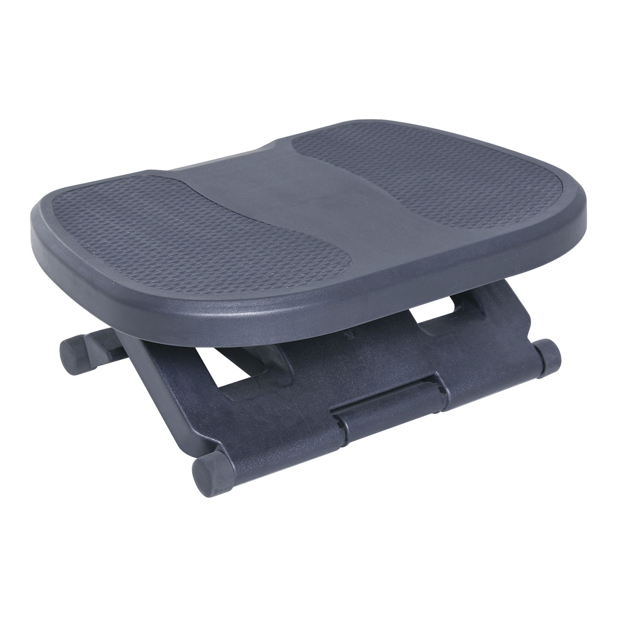 Repose-pied ergonomique de bureau hauteur et inclinaison réglables 45L x 34l cm gris-0