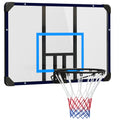 Panier de basketball mural panier spécial - 113L x 73H cm - filet toutes saisons pour l'intérieur et l'extérieur-0