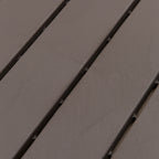 Caillebotis - Dalles terrasse - Lot de 18 - emboîtables, Installation très Simple - Petits Carreaux Composite Plastique-4