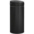 Poubelle cuisine automatique 42L acier inoxydable, poubelle à couvercle à fermeture en douceur, 30,5x30,5x68cm, noir-0