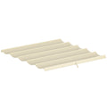 Toile de toit pour pergola tonnelle rétractable de 3 x 3 m - toile uniquement 250 x 255 cm crème-0