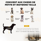 Parc pour chien, parc pour animaux, 5 panneaux, clôture portable pliable, sécurisé, noir-8