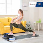 Stepper Fitness Aerobic - .fr x FFHandball - hauteur reglable surface antiderapante 80 x 31 x 20 cm noir bleu-9