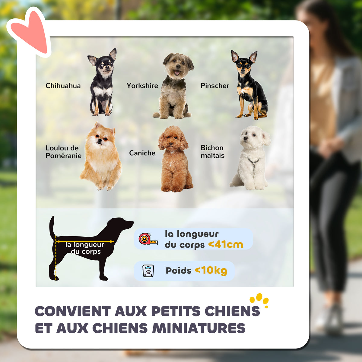 Poussette pour chien chariot pliable 3 roues tout-terrain EVA 12" auvent ajustable 2 laisses 109,5x57,5x106,5cm rouge-3