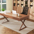 Tapis salon 230 x 160 cm, tapis à poils épais géométrique, moelleux et antidérapant, crème-8