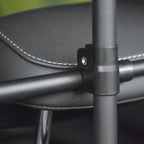 Grille de séparation pour chien universel, barrière de sécurité extensible pour animaux de compagnie, en acier noir-8