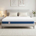 Matelas 160x200cm, matelas 2 personnes, mousse à mémoire de forme au thé vert, housse amovible lavable, fermeté moyenne-1
