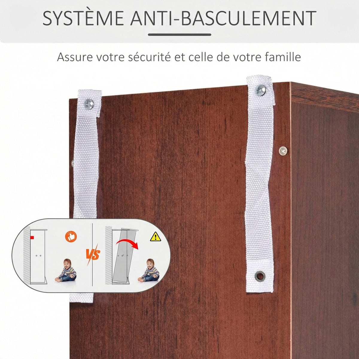 Rangements pour CD et DVD, étagère colonne de rangement, meuble de rangement avec 12 compartiments, capacité max. 204 CD, 21 x 20 x 175 cm, marron-5