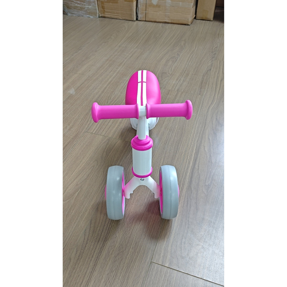 Draisienne Bébé 1-2 ans, Roue lumineuse, 3 Roues EVA Silencieuses sans Pédale, Limiteur Direction 135°, 51x22x36cm, Rose-7