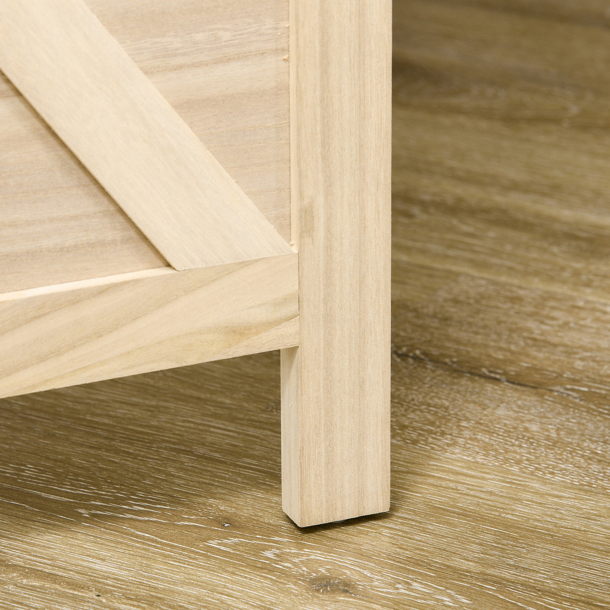 Paravent intérieur en bois 4 panneaux séparateur de pièce pliable panneau perforé 152 x 1,7 x 144,5 cm bois naturel-6