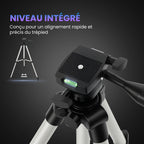 Télescope Astronomique 70 mm, Télescope Réfracteur 100X/50X/30X avec 3 Oculaires, Monture AZ 300 mm, 76x76x133cm, Blanc-5