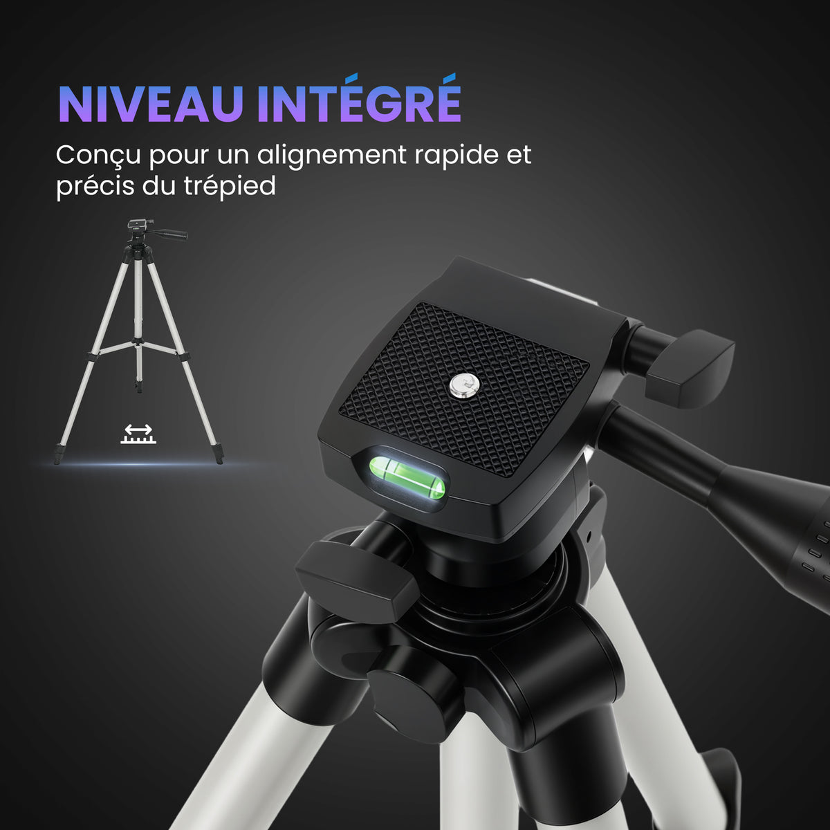 Télescope Astronomique 70 mm, Télescope Réfracteur 100X/50X/30X avec 3 Oculaires, Monture AZ 300 mm, 76x76x133cm, Blanc-5