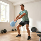 Kettlebell 6 kg, Haltère avec Poignée Antidérapante, Haltère à Boule, Musculation, Entraînement, pour Gym, Bleu-8