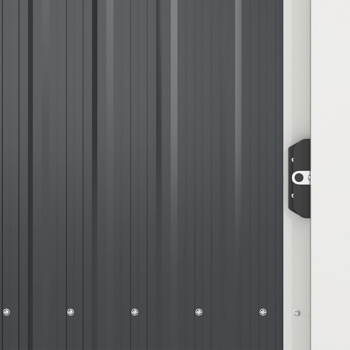 Abri de jardin en métal 1,2 m², cabane jardin extérieure, porte coulissante verrouillable, 136x87x176cm, gris-9