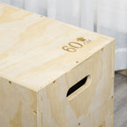 Box jump pliométrie 3 en 1 appareil boîte à saut musculation fitness & entraînement croisé plyobox pour box training 40/45/60 cm en bois-7