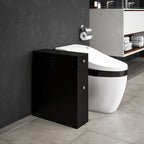 Meuble pour toilette salle de bain avec rangement papier toilette - 2 tiroirs organisateur en MDF - 17 x 48 x 58 cm-9